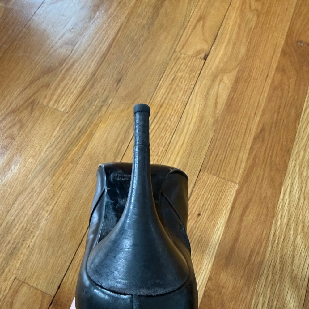 Vintage Charles David Black Heeled Boots - Style “Butane” Size Women’s 8. - Picture 8 of 11